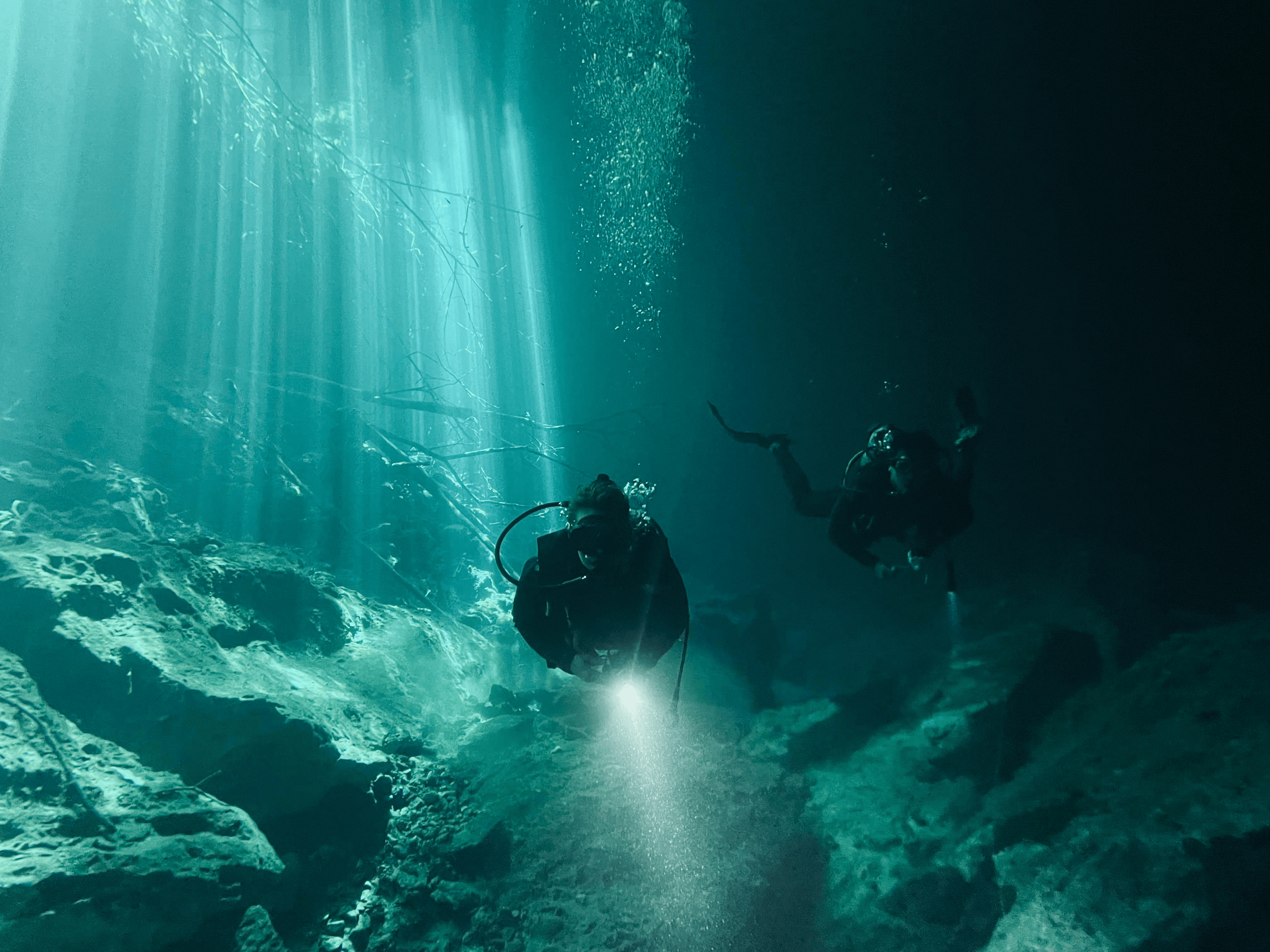 Front view of Underwater Flashlight