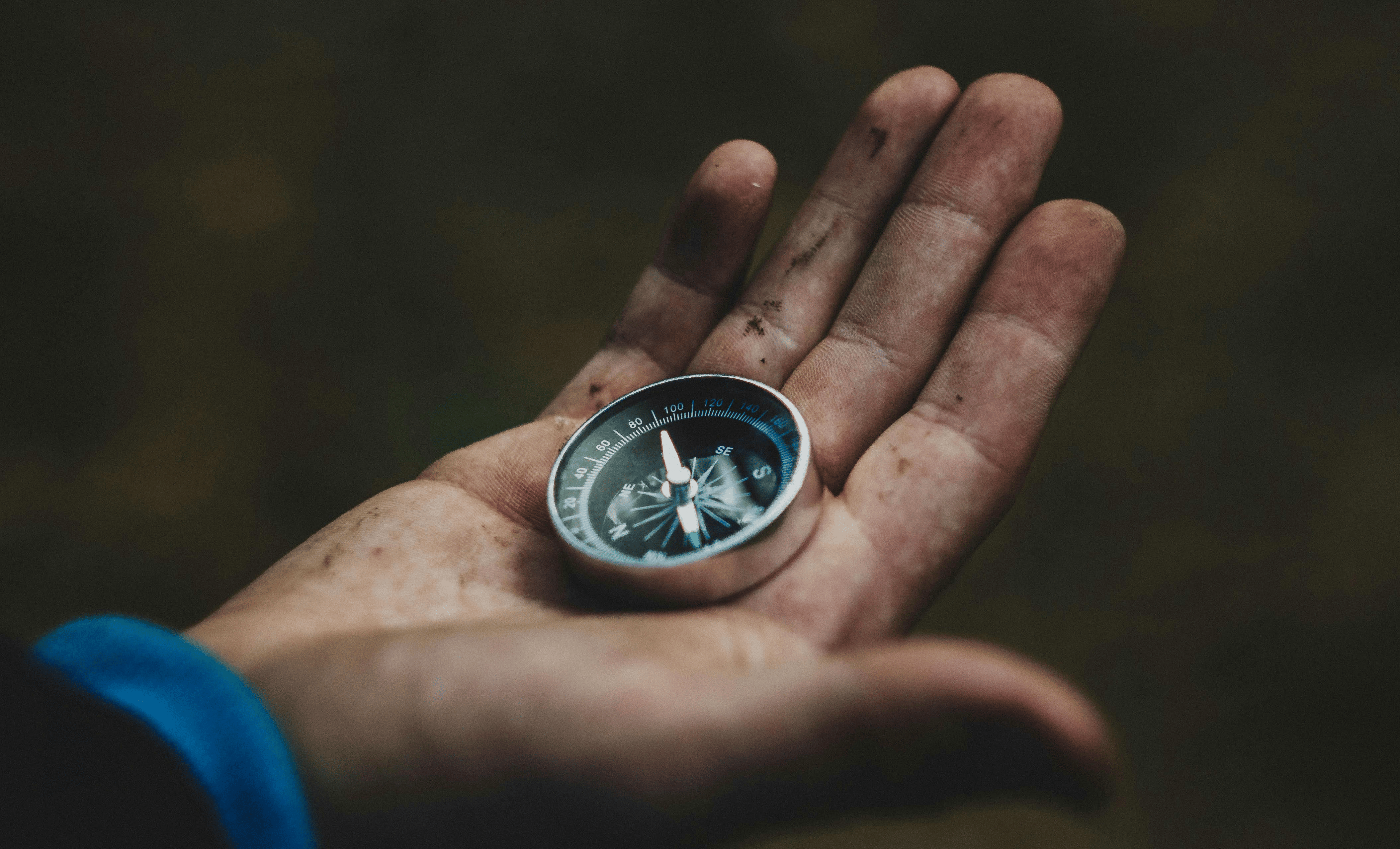Front view of Underwater Navigation Compass